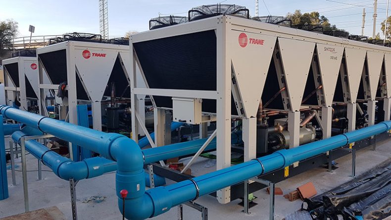 Torre de condesación con tuberias polipropileno Torre-condesacion-con-tuberias-polipropileno